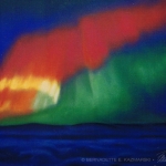 &quot;Aurora Borealis&quot;, pastel, 18&quot; x 12&quot;, 2000 © Bernadette E. Kazmarski