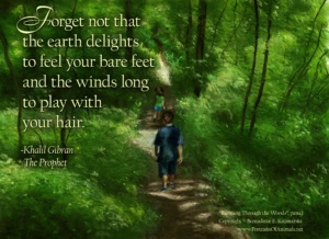 Running Throught the Woods: Kahlil Gibran
